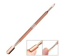 Cuchara empujadora de cutículas de cuidado personal, limpiador de uñas de acero inoxidable de grado profesional, removedor de cutículas y cortador de uñas