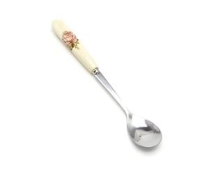Cuchara, estilos pastorales, casas de campo, de comedor, decoraciones para cenas, leche en polvo, pan, pastel, herramienta para hornear, soportes de filtro para máquina de café