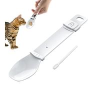 Cuchara Exprimible para Premios De Gato,Cuchara para Golosinas Líquidas | Dispensador de Alimento para Mascotas - para Recompensas de Aseo, Viaje, Entrenamiento en Hogar y Juego Tras Comidas