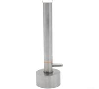 Cuchara Falafel de acero inoxidable, herramienta para hacer albóndigas para cocinar en la cocina, dispositivo de presión para ensaladas y alimentos redondos, plata (L)