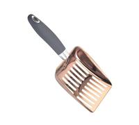 Cuchara gruesa para arena para gatos, pala para residuos de arena, herramienta de limpieza ahuecada, práctica pala de comida para gatos, cuchara de arena para gatos, cuchara de arena para gatos con