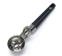 Cuchara Helado de Acero Inoxidable 21 cm, Sacabolas Helado con Gatillo y Mango Cómodo, Pulido Espejo, Antiadherente - Cuchara de Helado para Bolas, Yogur, Frutas, Postres, Masa de Galletas