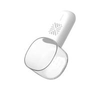 Cuchara medidora de alimentos para mascotas, herramienta de recogida con escala, cuchara de arroz compacta multifuncional portátil de 6.1 pulgadas, ideal para polvo, soja, gatos, perros, hogar y