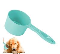 Cuchara medidora de alimentos para mascotas - Taza medidora de 100 g con mango semicircular, diseño en forma de cuchara | Ideal para ajustar la dieta de perros y gatos, administrar alimentos para
