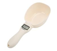 Cuchara Medidora Digital para Comida de Mascotas, Balanza Electrónica, 800g / 250ml, Pantalla LCD - Medición Precisa, Diseño Desmontable, Ideal para Alimentos y Líquidos