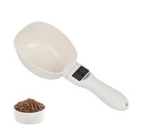 Cuchara medidora digital - Taza medidora de comida para perros | Cuchara medidora electrónica para mascotas | Cuchara medidora de suministros para mascotas con pantalla LCD | Cuchara medidora