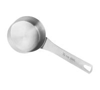 Cuchara métrica de metal - cucharada de cucharada de café (té de café de acero inoxidable con cuchara, cucharadita medidora de acero inoxidable, para proteínas, especias, otras preguntas s