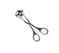 Cuchara multiusos de acero inoxidable para albóndigas con dos tamaños para la formación de albóndigas y otras necesidades de cuchara (pequeña)