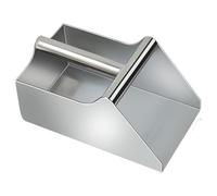 Cuchara para alimentos - Transportador de alimentos | Raspador De Papel - Raspador De Papel De Metal Duradero Para Cocina, Panadería Y Uso Industrial Pala Para Granos Comerciales Y Recogedor De Escrit