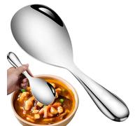 Cuchara para arrocera, Cuchara para arrocera |. Mejore su experiencia culinaria con esta cuchara para arrocera Cuchara de arroz de acero inoxidable, cuchara de arroz grande y gruesa i