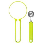 Cuchara para bailarina de sandía, bailarina de sandía,Scooper de frutas de acero inoxidable y tabla de cortar sandía de baller | Mandolina y sorgionne, coral vegetal, accesorios de cocina para el
