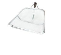 Cuchara para colador de arena, colador de arena para jardín, grande, 46 x 36 cm, ligera y ergonómica, colador eficiente para tamizar el suelo, plantas, escardar, colador de jardín, colador fino,