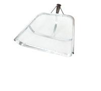 Cuchara para colador de arena, colador de arena para jardín, grande, 46 x 36 cm, ligera y ergonómica, colador eficiente para tamizar el suelo, plantas, escardar, colador de jardín, colador fino,