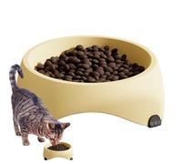 Cuchara para comida de gato - Cuchara de comida para gatos y perros, dispensador antivómitos, plato inclinado antifatiga de bigotes para gatitos, accesorio de comida interior y ext