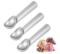 Cuchara para Helado 2 Piezas Antiadherente para Helado Cuchara de Aluminio Antiadherente Pala de Metal para Helado para gelatina, masa de galletas, sorbete