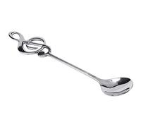 Cuchara para helado, 8 cucharas for mezclar té con temática musical, de café acero inoxidable forma nota, pequeñas for helado y postre
