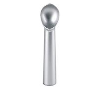 Cuchara para Helado Aleación de Aluminio Antiadherente Sandía Bola de Fruta Cuchara Premium Resistente Fácil de Limpiar Herramienta de Cocina para el Hogar Restaurante Heladería (Plata)