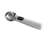 Cuchara para helado calentada, herramienta de postre recargable con calentamiento rápido y agarre cómodo para helado duro y golosinas congeladas, cuchara con de elastómero