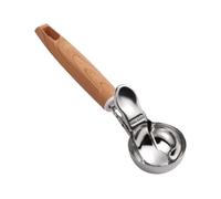 Cuchara para helado resistente | Portador de pasta de galletas de acero inoxidable - Utensilios de control de porciones lavables en lavavajillas para cocina, servicio de platos, magdalenas, picnic y