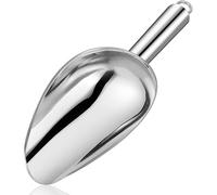 Cuchara para Hielo de Acero Inoxidable 26cm, Pala de Hielo de , Pala Cucharón de Cocina y Bar, Prueba de Fugas, para Alimentos de Caramelos Cubitos Hielo.