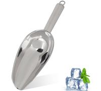 Cuchara para hielo de acero inoxidable, cuchara para hielo, cuchara para hielo, granos de café, azúcar, para bar, fiesta, boda, 8/12/18 oz(8oz)
