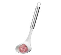 Cuchara Para Máquina De Albóndigas De Carne, Forma Manual De Mango Largo De 24.7 X 7.2 Cm | Acero Inoxidable Antiadherente De Grado Alimentario 100g, Gadget De Cocina Uniforme Y Para
