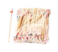 Cuchara para Orejas Linda, Cuchara para Orejas de Madera - 100 cucharas para orejas con cabeza de muñeca bonita,Herramientas de limpieza de oídos, kit de eliminación de cera de oídos, lindas cucharas