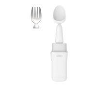 Cuchara para Parkinson para temblor de manos, cubiertos de ayuda para artritis, cuchara para artritis con estabilización inteligente, asistencia en tiempo real y datos visuales para temblor esencial