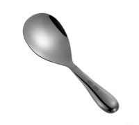 Cuchara para servir arroz sin esfuerzo, diseño de acero inoxidable para una limpieza rápida después de su uso (E)
