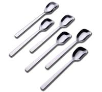 Cuchara para yogur GoGeiLi, de acero inoxidable, para helado, para fruta, de postre, de 6,4 pulgadas, juego de 6