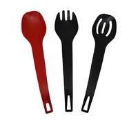 Cuchara portátil de diseño práctico ABS multifunción para cuchara, tenedor, utensilios, accesorios de cocina, colador de sopa
