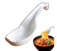 Cuchara Ramen Terminator - Accesorios de acero inoxidable | Cuchara Ramen antideslizante resistente al calor, Cucharón de caldo ligero para casa, restaurantes, diseño elegante, lavable en lavavajillas