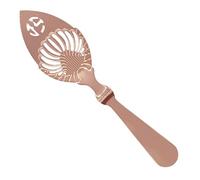 Cuchara ranurada de acero inoxidable, diseño de ajenjo hueco de 6.3 x 1.6 pulgadas, herramienta de barra de 304, cuchara fuente de absenta plateada, filtro de mezcla de azúcar para cocina