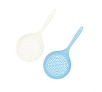 Cuchara ranurada de silicona de mango largo diseñada para cocinar resistente al calor, incluyendo freír hervir y preparación de olla caliente (mezcla)