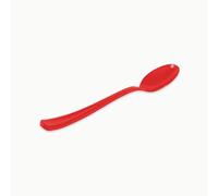 Cuchara reforzada PS reutilizable 17,5cm roja Pack 12 unidades