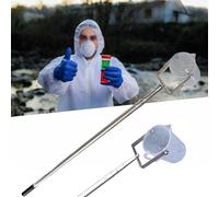 Cuchara telescópica para muestreo de agua con construcción de acero inoxidable, longitud ajustable para una recogida eficiente de la calidad del agua