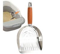 Cucharada De Basura Para Gatos - Tamiz De Acero Inoxidable, Pala De Robusta, Herramienta De Limpieza De Metal Sólido, Mango Cómodo Para Mascotas | Solución De Control De Odas