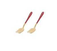 Cucharaditas de la cuchara para la cuchara de la cuchara de la cocina del helado de la cucharada del acero inoxidable de acero inoxidable delicada cucharada de cuchara pequeña cucharas hermosas