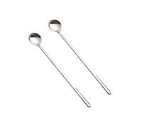 Cucharaditas de una cuchara de acero de acero inoxidable alargar la cucharada creativa de hielo, ideal para helado de leche helado helado para beber para beber para el hogar, cocina