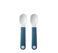 Cucharas de aprendizaje Mepal Mio Deep Blue, set de 2