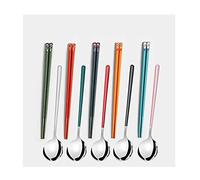 Cucharas de café expreso, cuchara agitadora de café, cucharas de sopa, cucharadita de acero inoxidable, cuchara para comer, pastel Spion, postre, 5 piezas, cucharada de café (color: D, tamaño: 5