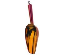 Cucharas de cocina de acero inoxidable resistentes a la corrosión, mango cómodo para trozos de hielo e ingredientes secos, pala de hielo de acero inoxidable para uso en cocina