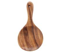 Cucharas de cocina de madera de teca, cuchara coladora de madera, cuchara de arroz, cuchara de madera grande, utensilios de cocina para cocinar moldes de Pascua para hornear