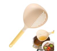 Cucharas de cocina, mango de silicona grande, utensilio de agarre antideslizante, resistente al calor, cuchara de soup perforada para noodles, dumplings, vegetables, hogar, restaurante, uso de