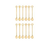 Cucharas de Cubiertos Sambonet Party Items Oriental Acero inoxidable 52649G03 Antique PDV Gold