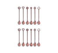 Cucharas de Cubiertos Sambonet Party Items Portafortuna Acero inoxidable 52649R23 Antique PVD Copper