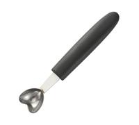 Cucharas de melón hechas con acero inoxidable, duraderas, multifuncionales, de acero inoxidable, para helado, amplia aplicación, en forma de corazón
