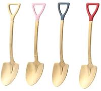 Cucharas De Mesa Cucchiaio A Vanga In Acciaio Inossidabile, Da Tavola Creativo 4 Pezzi, Dessert Per Ristorante, 1,37 "X6,1" Sopa Antigoteo Servir(E)