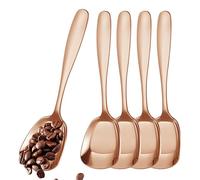 Cucharas de mesa de acero inoxidable de cabeza cuadrada,Cucharas para servir de acero inoxidable de cabeza cuadrada, cucharadas gruesas de, cucharas de mesa, cucharas de cena