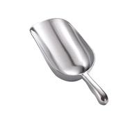Cucharas de Metal acero inoxidable for comida, pala multiusos for cubitos hielo, palomitas maíz, azúcar, cereales, for cocina, Bar y fiesta, 6 uds para Harina, Comida, Frijoles(M)